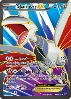 Skarmory-EX Rare Ultra card from XY Base