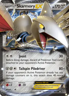Skarmory-EX Rare Holo EX card from XY Base