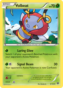 Volbeat Uncommon card from XY Base