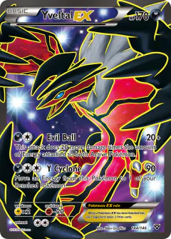 Yveltal-EX Rare Ultra card from XY Base