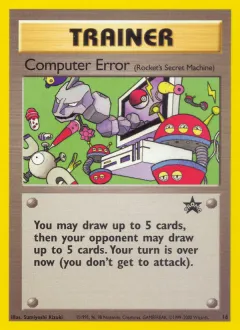 Computer Error Promo card from Wizards Black Star Promos