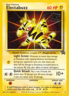 Electabuzz Promo card from Wizards Black Star Promos