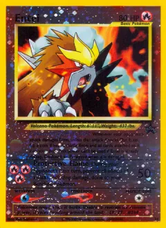 Entei Promo card from Wizards Black Star Promos