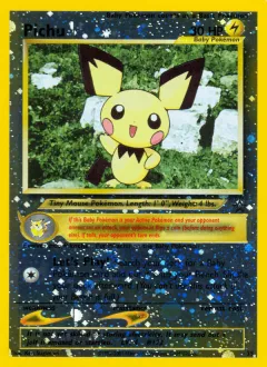 Pichu Promo card from Wizards Black Star Promos