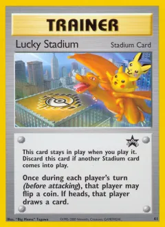 Lucky Stadium Promo card from Wizards Black Star Promos