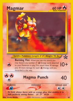 Magmar Promo card from Wizards Black Star Promos