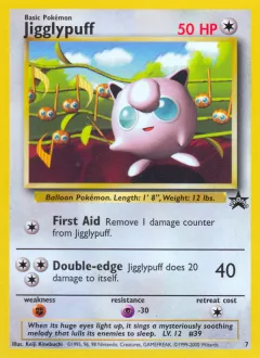 Jigglypuff Promo card from Wizards Black Star Promos
