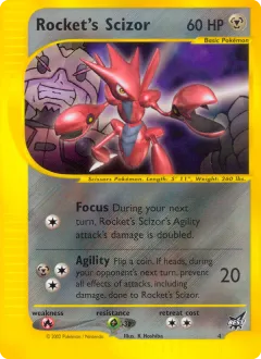 Rocket's Scizor Promo card from Best of Game