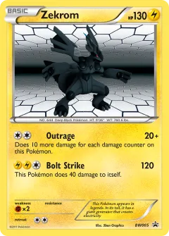 Zekrom Promo card from BW Black Star Promos