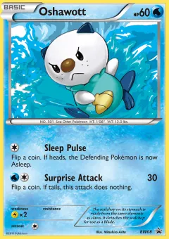 Oshawott Promo card from BW Black Star Promos