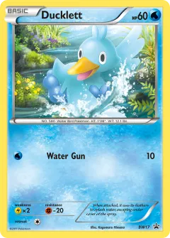 Ducklett Promo card from BW Black Star Promos