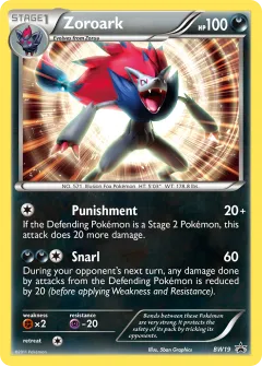 Zoroark Promo card from BW Black Star Promos