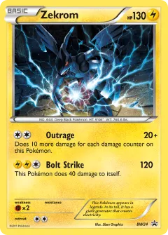 Zekrom Promo card from BW Black Star Promos
