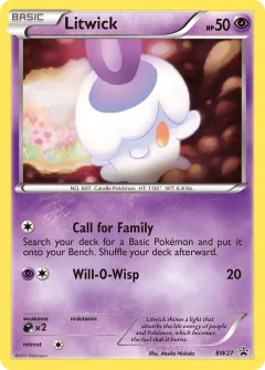 Litwick Promo card from BW Black Star Promos