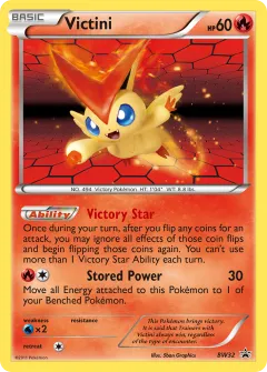 Victini Promo card from BW Black Star Promos