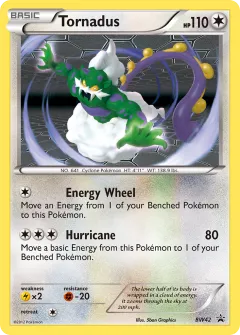 Tornadus Promo card from BW Black Star Promos