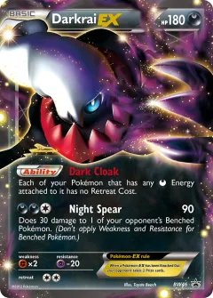 Darkrai-EX Promo card from BW Black Star Promos