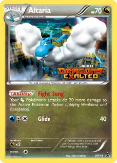 Altaria Promo card from BW Black Star Promos