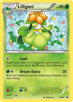 Lilligant Promo card from BW Black Star Promos