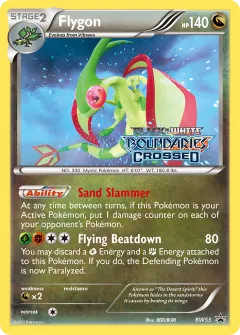 Flygon Promo card from BW Black Star Promos