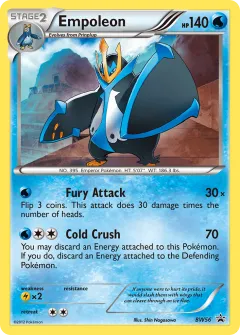Empoleon Promo card from BW Black Star Promos