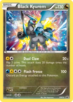 Black Kyurem Promo card from BW Black Star Promos