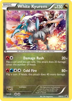White Kyurem Promo card from BW Black Star Promos