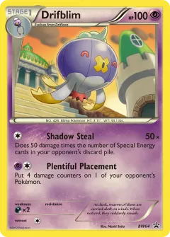 Drifblim Promo card from BW Black Star Promos