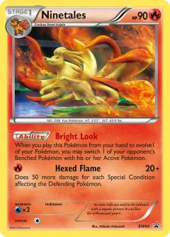 Ninetales Promo card from BW Black Star Promos