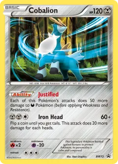 Cobalion Promo card from BW Black Star Promos