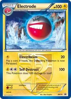 Electrode Promo card from BW Black Star Promos