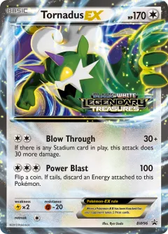 Tornadus-EX Promo card from BW Black Star Promos