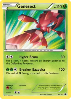 Genesect Promo card from BW Black Star Promos