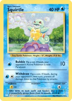Squirtle Promo and other card from Pokémon TCG Classic - Blastoise