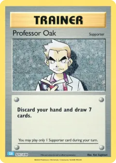 Professor Oak Promo and other card from Pokémon TCG Classic - Blastoise