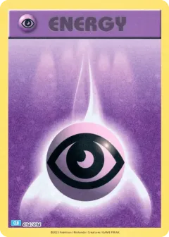 Basic Psychic Energy Promo and other card from Pokémon TCG Classic - Blastoise