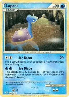 Lapras Promo and other card from Pokémon TCG Classic - Blastoise
