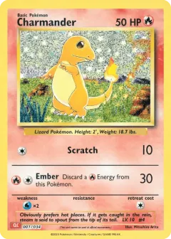Charmander Promo and other card from Pokémon TCG Classic - Charizard