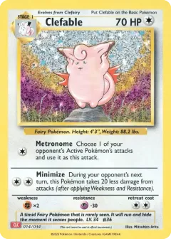 Clefable Promo and other card from Pokémon TCG Classic - Charizard