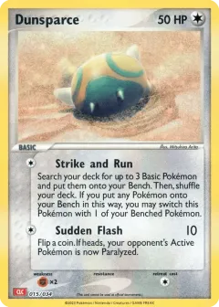 Dunsparce Promo and other card from Pokémon TCG Classic - Charizard