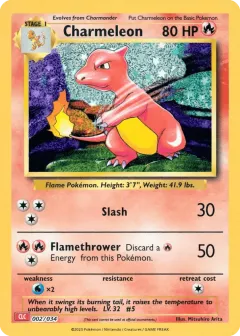 Charmeleon Promo and other card from Pokémon TCG Classic - Charizard