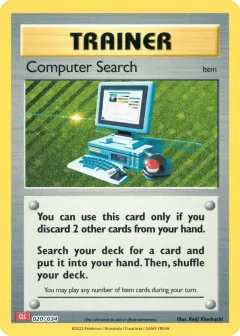 Computer Search Promo and other card from Pokémon TCG Classic - Charizard