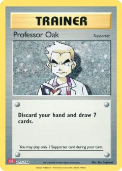 Professor Oak Promo and other card from Pokémon TCG Classic - Charizard