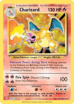 Charizard Promo and other card from Pokémon TCG Classic - Charizard