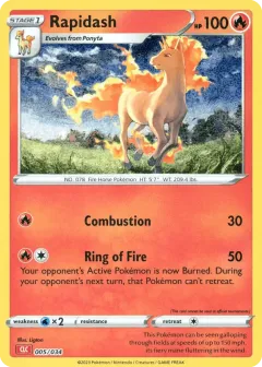 Rapidash Promo and other card from Pokémon TCG Classic - Charizard