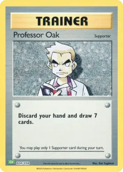 Professor Oak Promo and other card from Pokémon TCG Classic - Venusaur