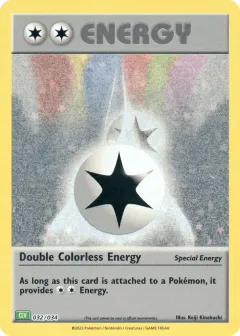 Double Colorless Energy Promo and other card from Pokémon TCG Classic - Venusaur