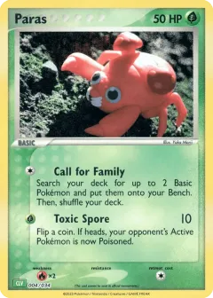Paras Promo and other card from Pokémon TCG Classic - Venusaur