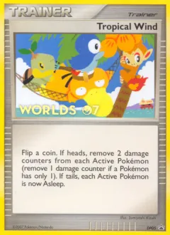 Tropical Wind Promo card from DP Black Star Promo