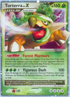 Torterra LV.X Promo card from DP Black Star Promo
